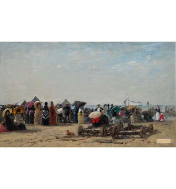 Scene De Plage A Trouville