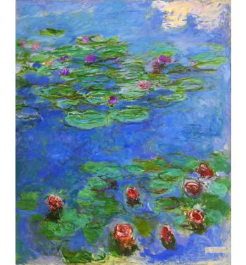 Red Water Lilies 1908