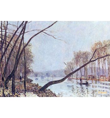 Bank Of The Seine In Autumn
