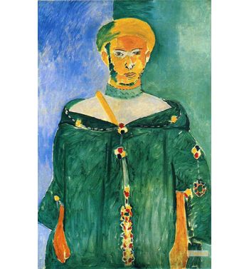 Standing Moroccan In Green (Standing Riffian)