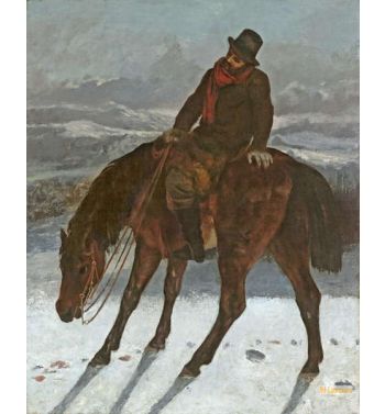 Hunter On Horseback c1864