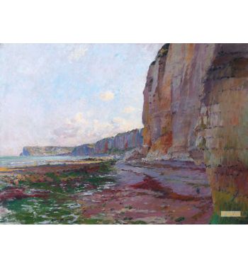Yport Falaises À Marée Basse