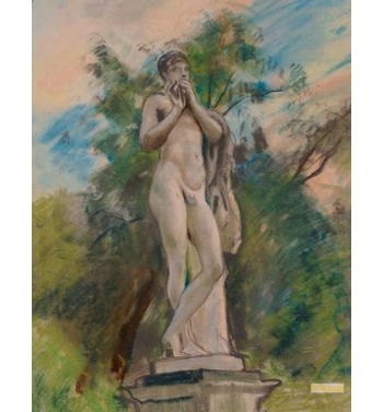 Faun Playing A Flute