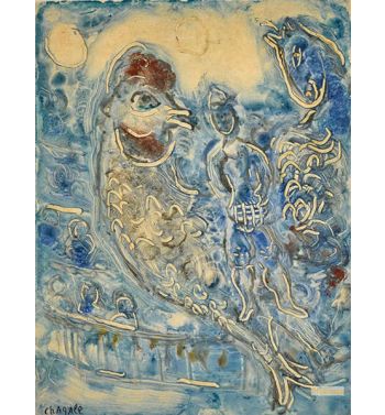 The Big Cock, Blue Background, 1966