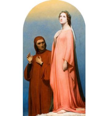 The Vision Dante And Beatrice 1846