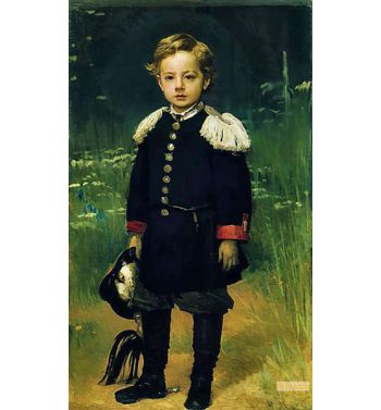 Portrait Of Sergei Kramskoy The Artist's Son
