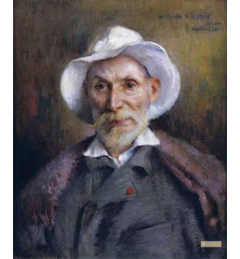 Portrait Of Renoir By Marie-Felix Hippolyte-Lucas