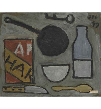 Objects On Gray Plane