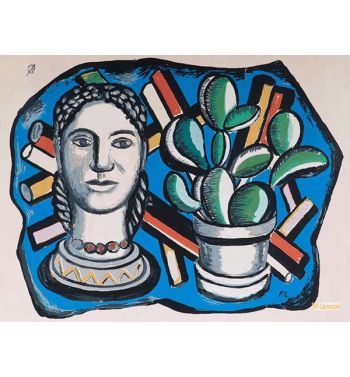 Woman With Cactus
