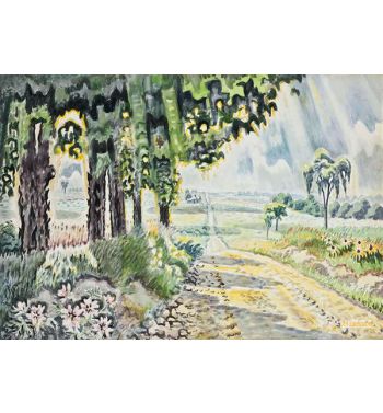 Dusty Road in July
