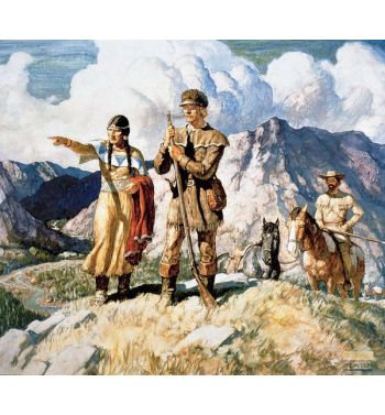 Sacagawea With Lewis And Clark