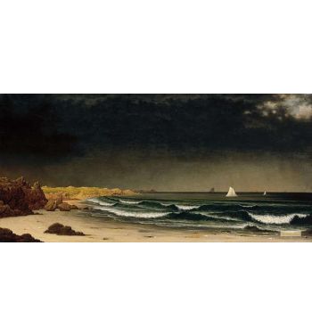 Approaching Storm Beach Near Newport