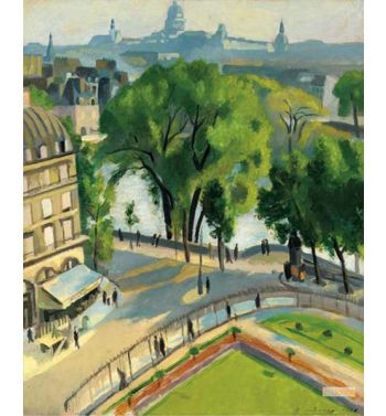View From Quai Du Louvre, 1928