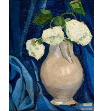 Hydrangeas In A Vase