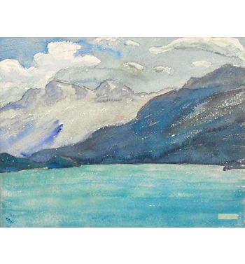 Lake Sils With View At Corvatsch