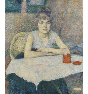 Young Woman At A Table Poudre De Riz