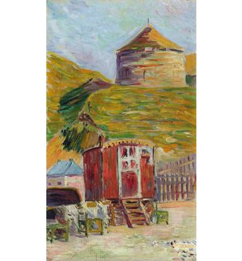 Port In Bessin The Old Tower