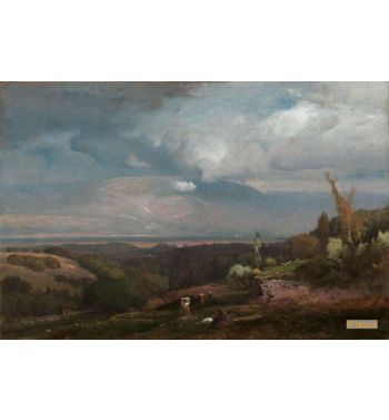 Approaching Storm From The Alban Hills 1871