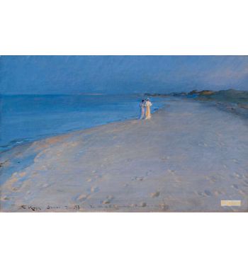 Summer Evening At The South Beach Anna Acher And Mari