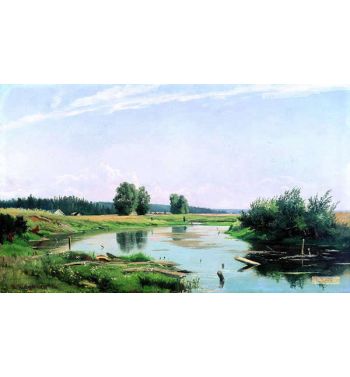 Landscape With Lake 1886