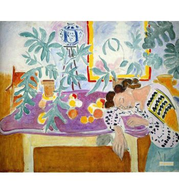 Still Life With A Sleeping Woman