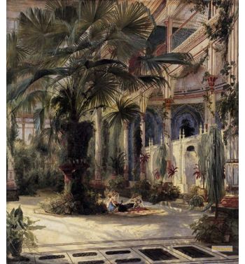 In The Palm House In Potsdam 1832 1834
