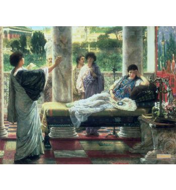 Catullus Reading His Poems At Lesbias House 1870