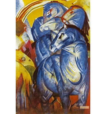 A Tower Of Blue Horses, 1913