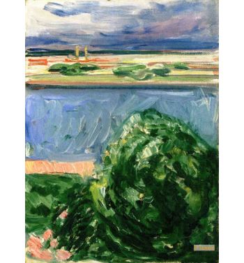 Canal With Dark Clouds, 1908