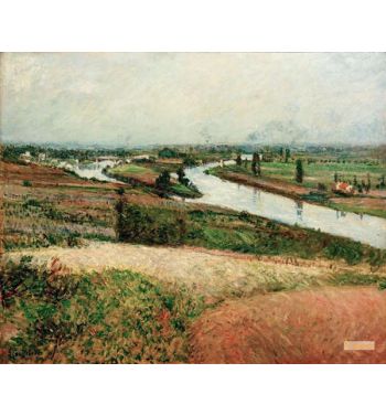 The Seine At The Tip Of Epinay