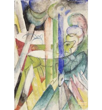 Mountain Goat, Bergziegen, 1914