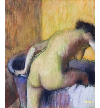 Bather Stepping Into A Tub