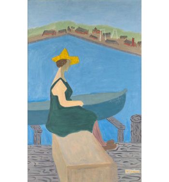 Girl By Lake, 1944