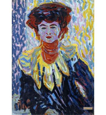 Doris With Ruff Collar, C 1906