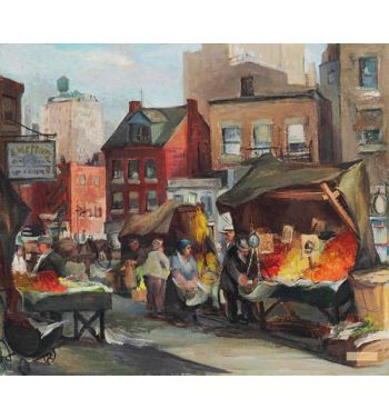 Lower East Side Market Scene