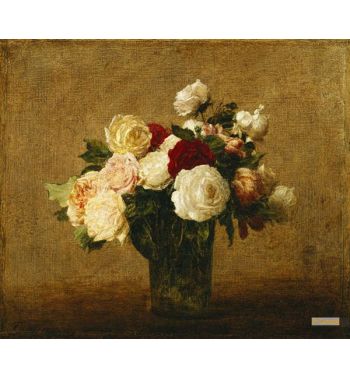 Roses In A Glass Vase, Roses In A Glass Vase