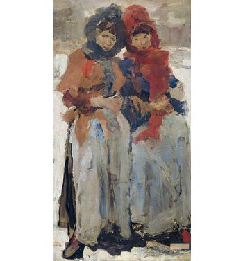 Two Girls In The Snow