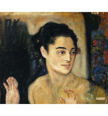 Girl with Hands Raised
