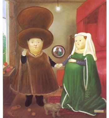 Spouses Arnolfini Dap Gyos Van Eyck