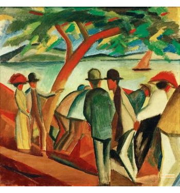 Walkers On The Lake
