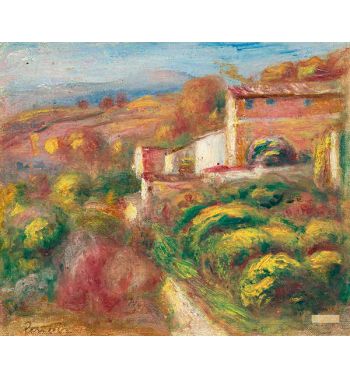 Landscape With Houses In Cagnes