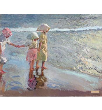 The Three Sisters On The Beach 1908