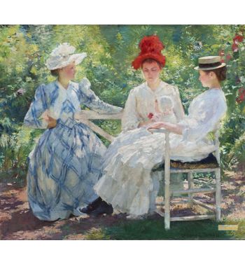 Three Sisters A Study In June Sunlight