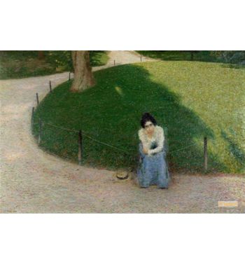 The Girlfriend At Villa Borghese, 1902, 1