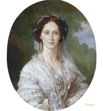Portrait Of The Russian Empress Maria Alexandrovna 1824 1880