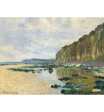 On The Cliff At Pourville 1882