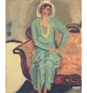 Lady On Sofa, C, 1935
