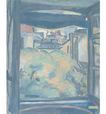 View Of The Rooftops Of Paris 1917