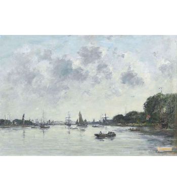 Dordrecht The Meuse 1884