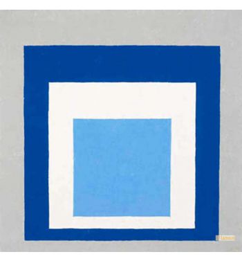 Homage To The Square Blue White Grey 1951
